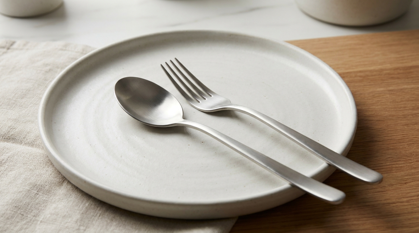 satin finish cutlery brushed matte