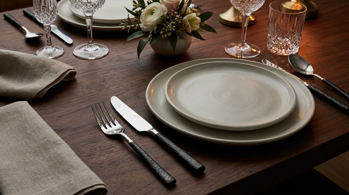 stainless steel flatware forged luxurious
