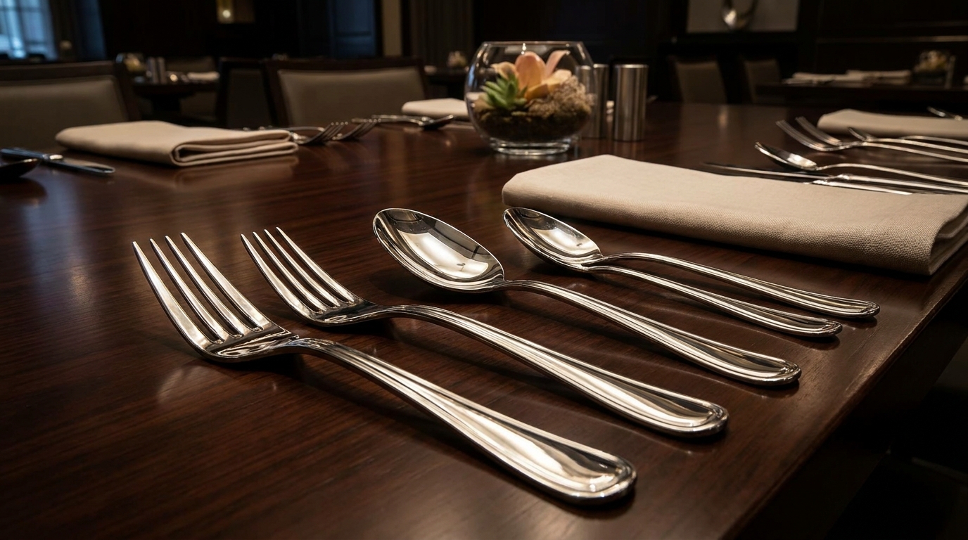 stainless steel flatware premium mirror polished