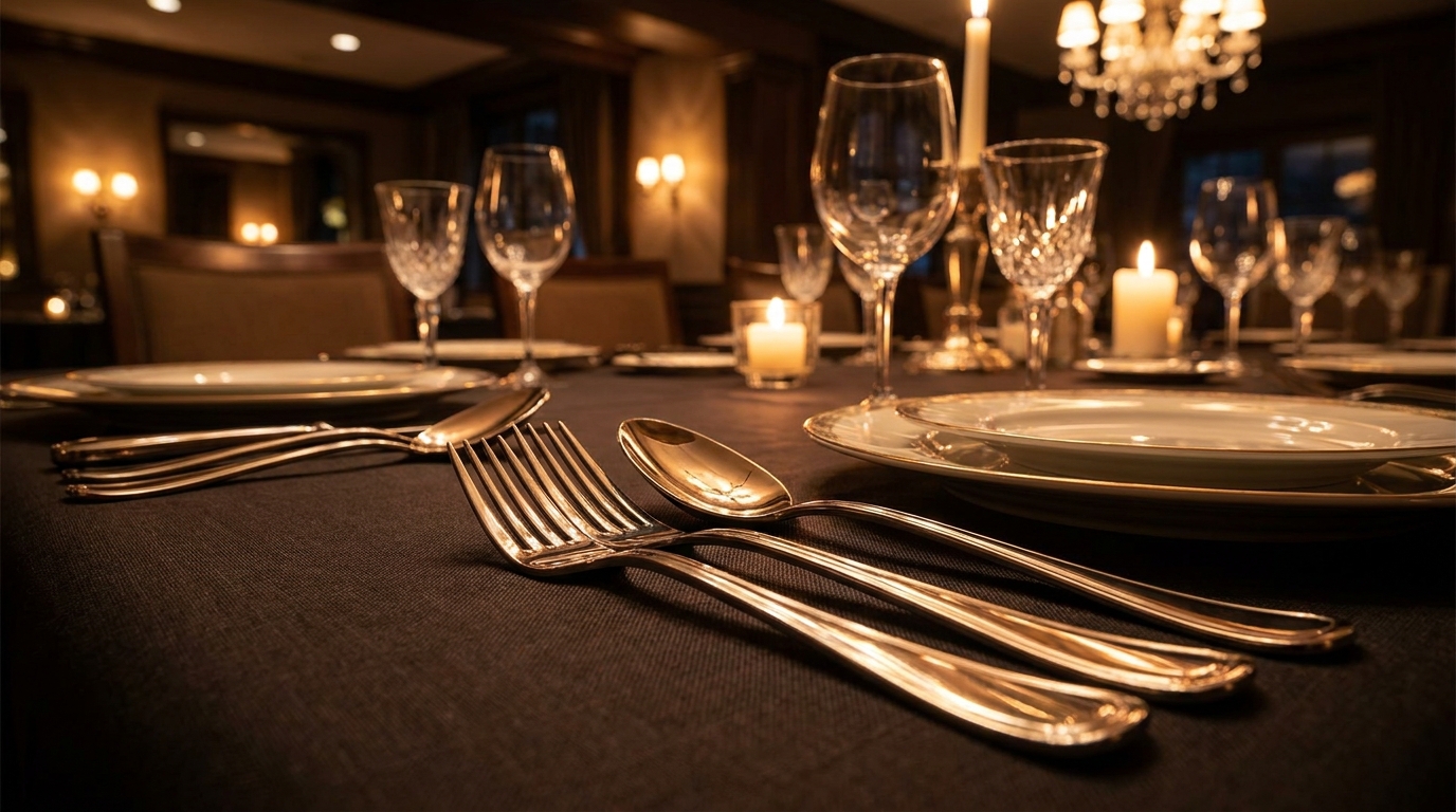 1810 stainless steel flatware premium heavy gauge